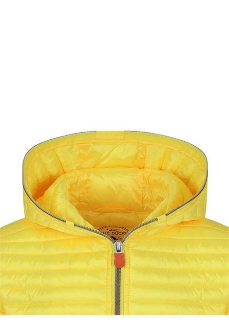 Giubbino unisex giallo con cappuccio SAVE THE DUCK | J32310G60008/DEBGIALLO